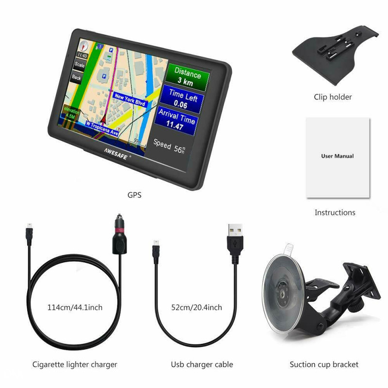 GPS NAVIGACIJA IGO PRIMO - 7" AWESAFE, KW, 2020 MAPE