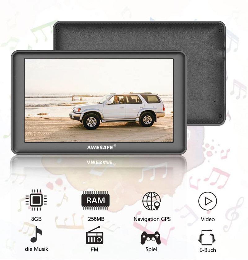 GPS NAVIGACIJA IGO PRIMO - 7" AWESAFE, KW, 2020 MAPE