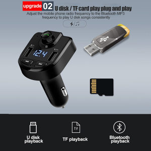 FM transmiter, Bluetooth 5.0, USB, SD, 3.6A USB punjač