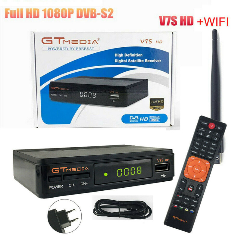 DVB S2 besplatni programi satelitski wifi tv lcd V7S HD