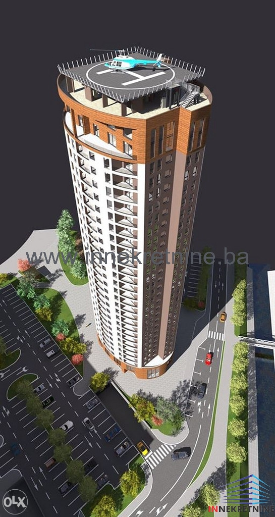 "Tuzla Tower" - Dvosoban stan 39,14 m2, Stupine, Tuzla