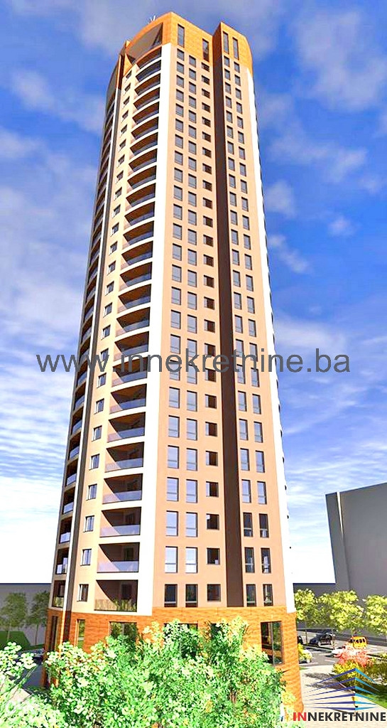 "Tuzla Tower" - Dvosoban stan 39,14 m2, Stupine, Tuzla