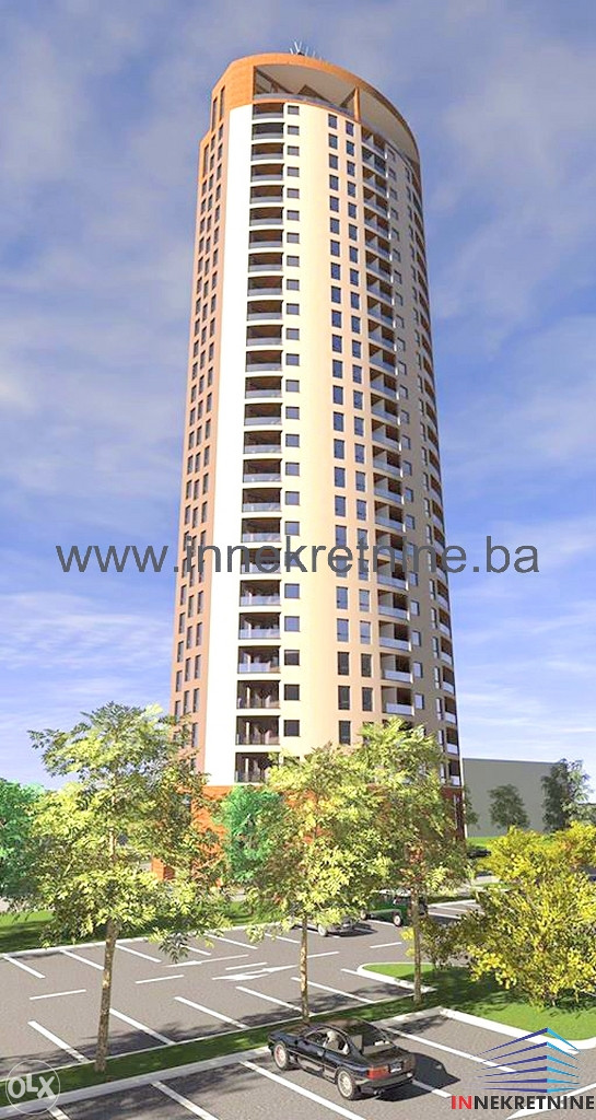 "Tuzla Tower" - Dvosoban stan 39,14 m2, Stupine, Tuzla