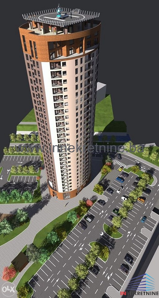 "Tuzla Tower" - Dvosoban stan 39,14 m2, Stupine, Tuzla