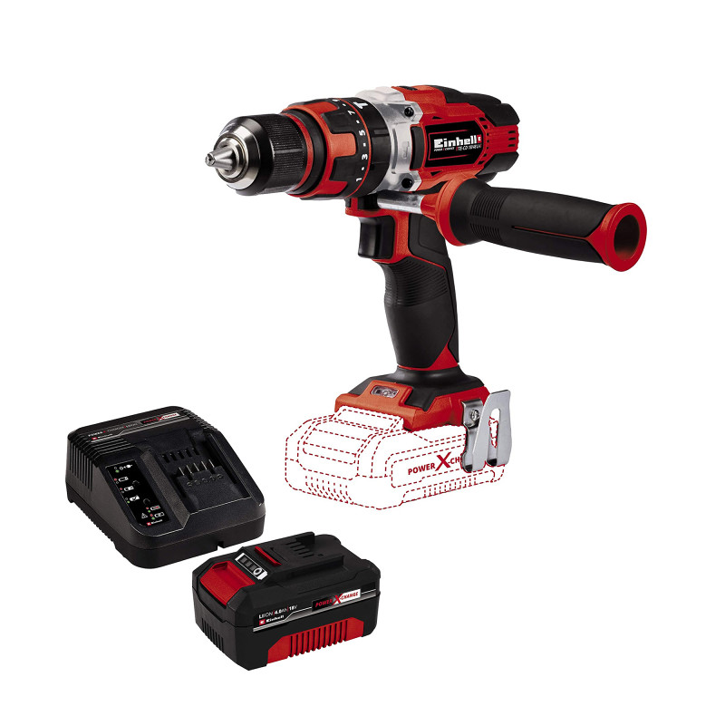 Einhell aku udarna bušilica PXC TE-CD 18/48 Li Kit-2
