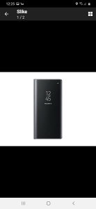 Samsung Galaxy Note8 Clear View Standing Cover (Black)