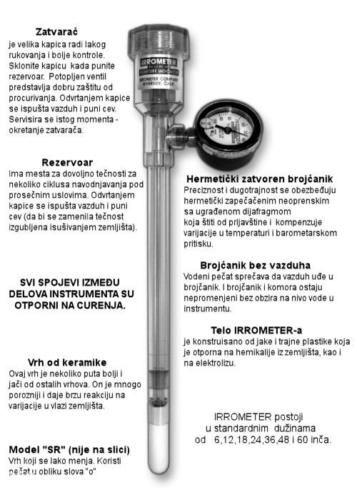 Tenziometar marke Irrometer SR12 ,30 cm povoljno