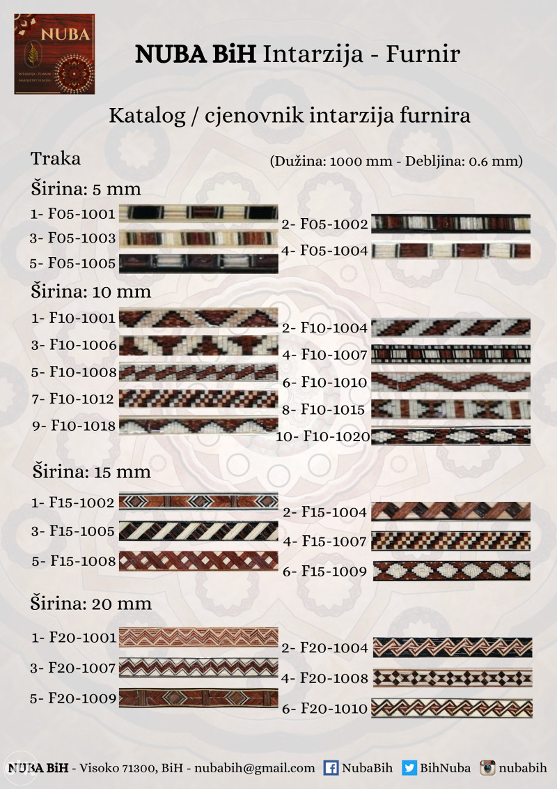 Intarzija Furnir