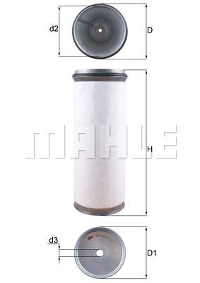 Filter dopunskog vazduha mercedes lk/ln2 1324 l. -Mahle