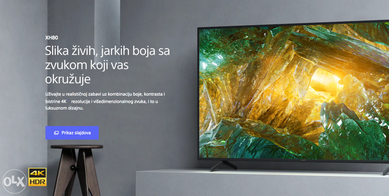Sony 49" XH8096 4K ANDROID 49XH8096 TV KD49XH8096BAEP