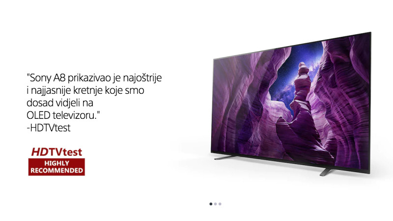 Sony OLED 4K 55" A8 UHD 55A8 TV KD55A8BAEP Android