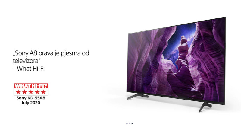 Sony OLED 4K 55" A8 UHD 55A8 TV KD55A8BAEP Android