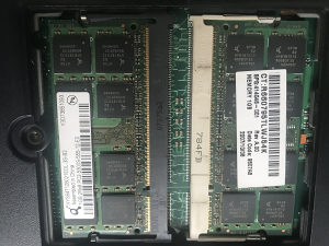 RAM 2 x 1GB DDR2 667 PC2-5300S-555 ZA LAPTOP