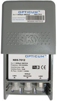 OPTICUM NDS-7012 2X1 DiSEqC SWITCH