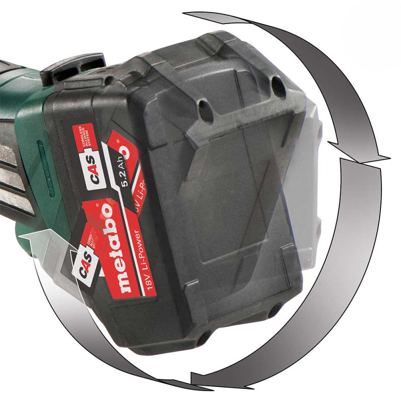 Metabo aku brusilica W 18 LTX 125 Quick 2xAKU(4.0Ah)