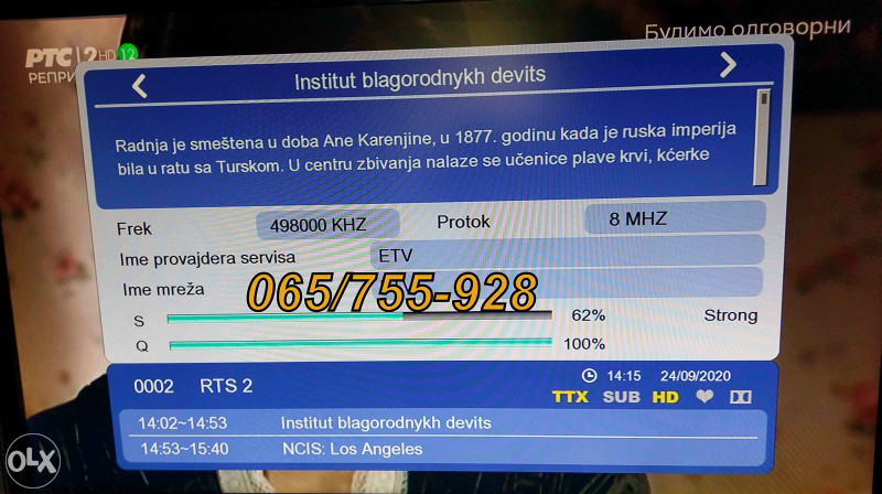 BEAR DTV-202 H265 DVB-T2 HEVC dig. zemaljski risiver
