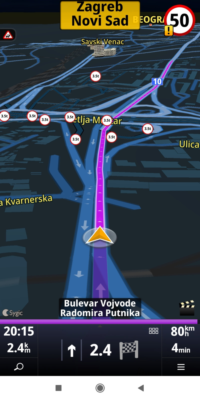 Sygic Truck Android I Wince