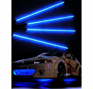 Neon lampa za auto SET 4kom - PLAVA