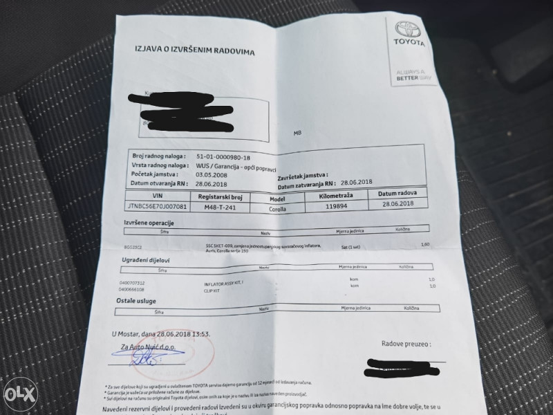 Toyota Corolla 1.4 D4D Automatik Registriran 1 Vlasnik