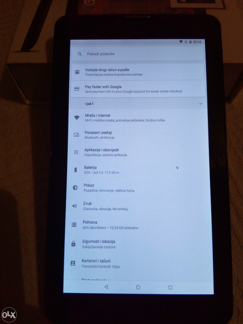 Tablet Odys 7 3G Dual SIM Android 8.1