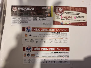Lot ulaznica Zrinjski Mostar Sarajevo FK