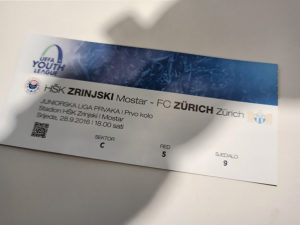 Ulaznica Zrinjski Mostar - Zurich Svicarska Liga prvaka