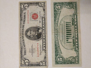 $5  DOLLAR   1963