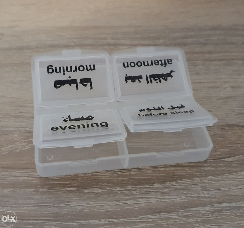 Kutija za tablete, raspored za dan