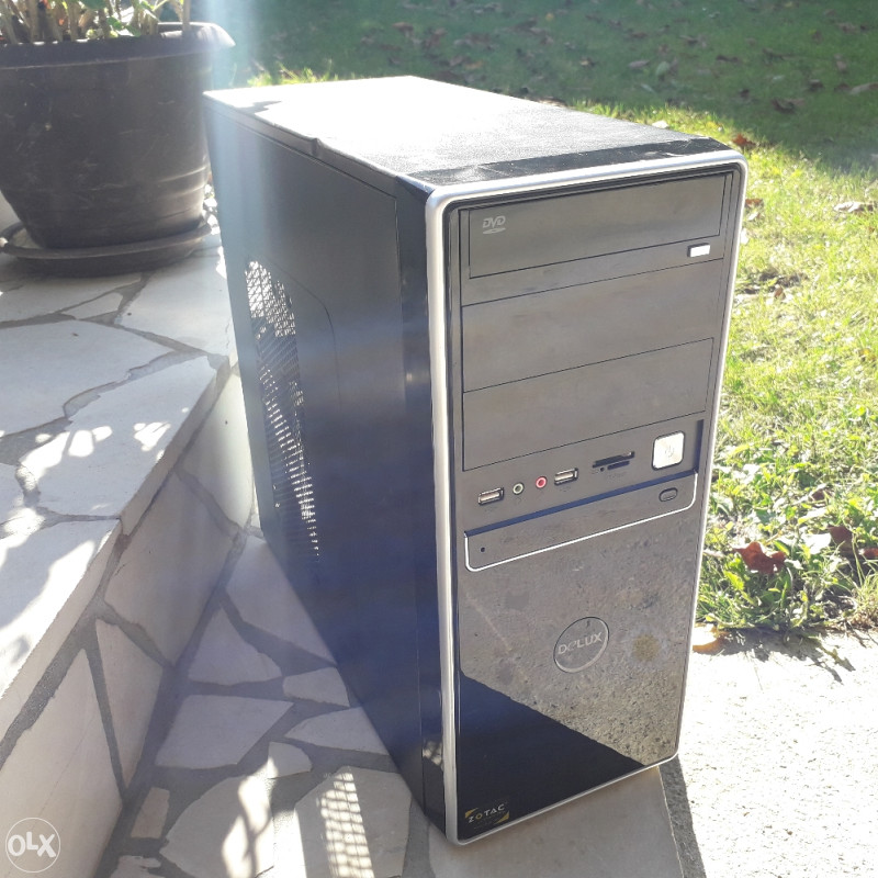 PC intel quad Q6600 2,4/ram 4gb/160GB/GT 520 1GB Kompjuteri Desktop