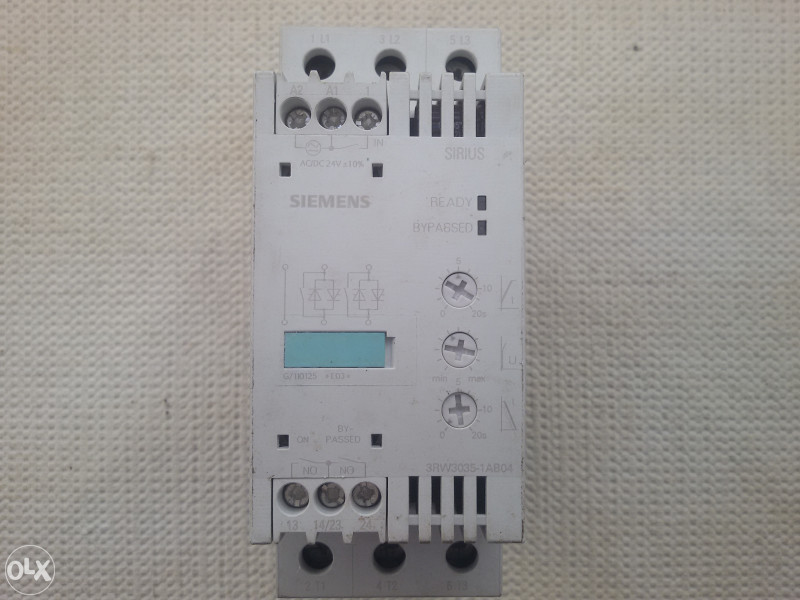 1PCS Used Siemens soft start 3RW3035-1AB14 Tested in Good condition 1PCS Used Siemens soft start 3RW3035-1AB14 Tested in Good condition