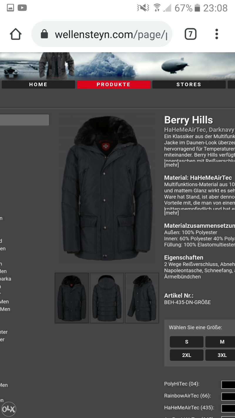 Wellensteyn Berry Hills Dark Navy Wellensteyn 