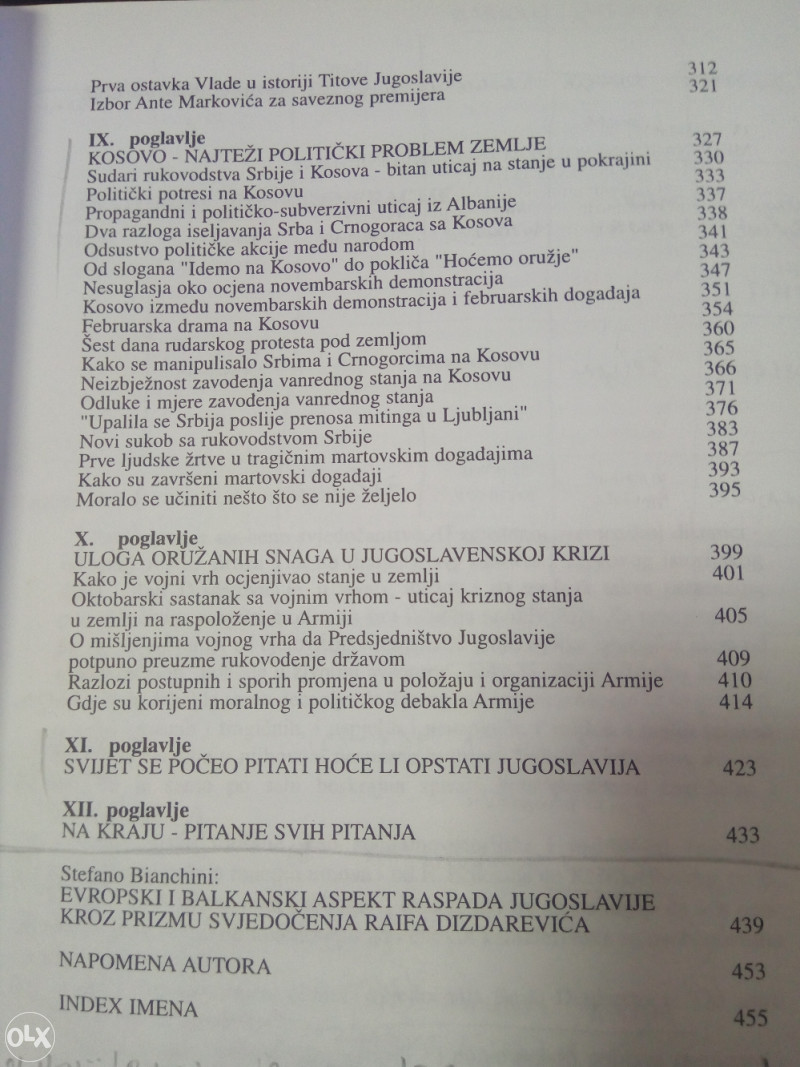 Od smrti Tita do smrti Jugoslavije - Raif Dizdarevic