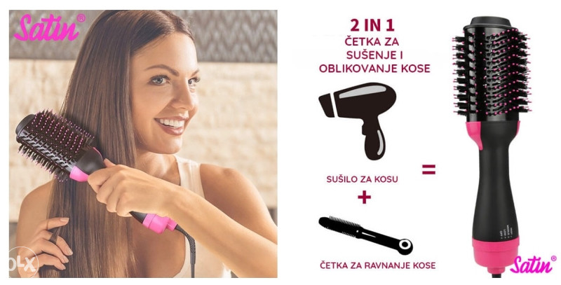 2u1 četka za sušenje i oblikovanje kose 1000W
