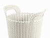Korpa za odlaganje okrugla bijela Knit 3671-X64 CURVER