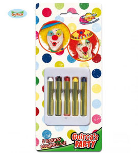 Šminka za maskenbal-BOX: 5 ASSORTED MAKE-UP STICKS