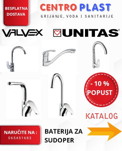 Baterija slavina česma za sudoper