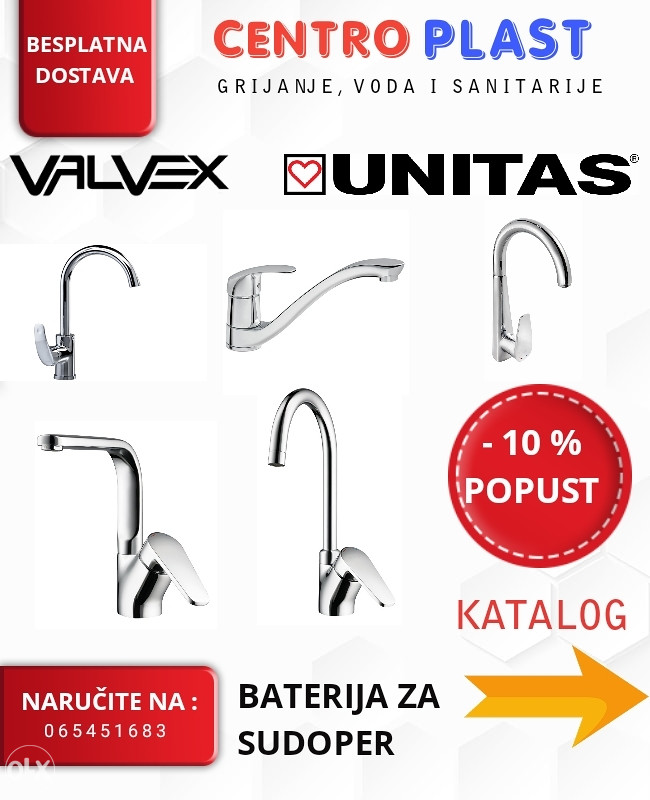 Baterija slavina česma za sudoper
