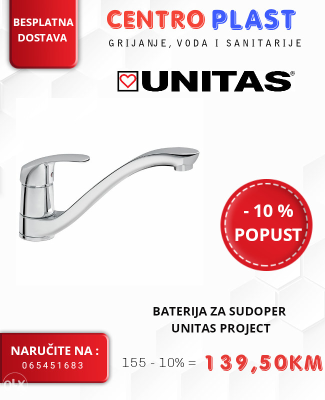 Baterija slavina česma za sudoper