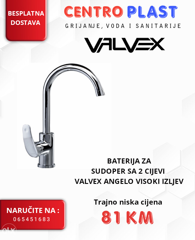 Baterija slavina česma za sudoper