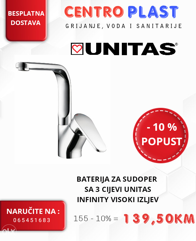 Baterija slavina česma za sudoper
