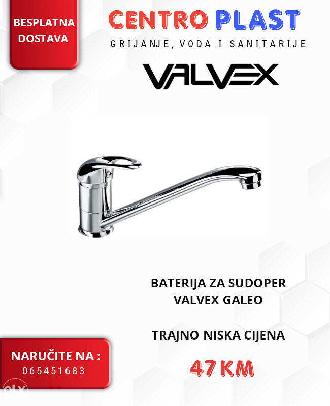 Baterija slavina česma za sudoper