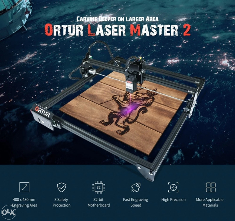 ORTUR Laser Master 2 CNC Graver Rezac 30W