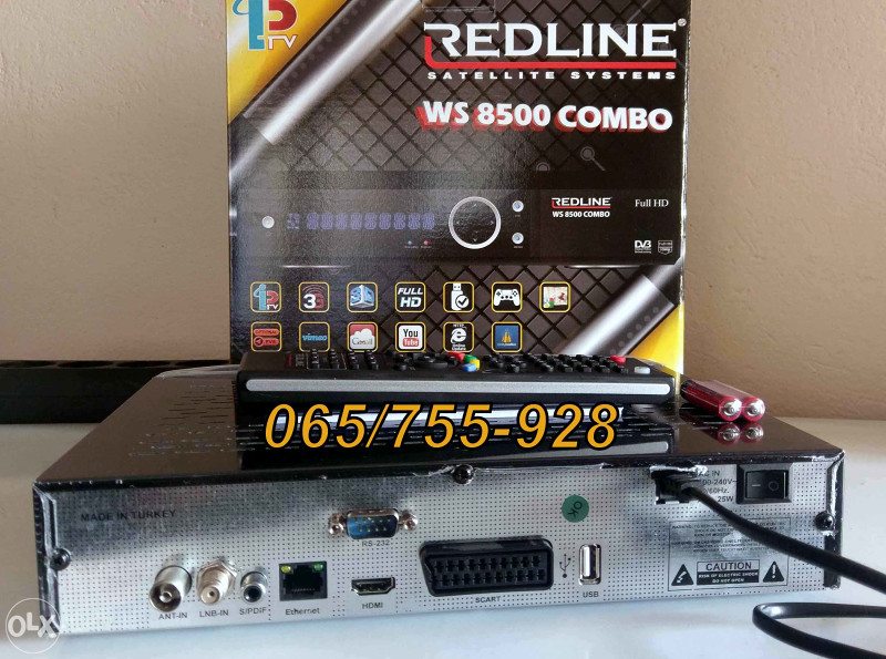 Redline ws-8500 combo DVB-S2/DVB-T2 HEVC H.265