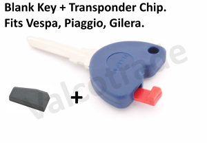Ključ kodirani Piaggio Vespa Gilera čip immobilizer