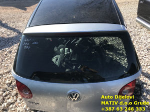 Šajba ZADNJA Vjetrobran VW Golf 5 2003-2008