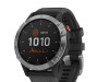 Garmin Fenix 6 Solar silver/black band