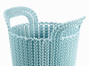 Korpa za odlaganje okrugla plava Knit 3671-X60 CURVER