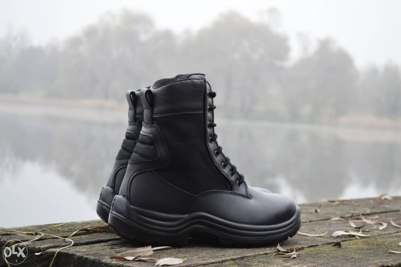 Vojne policijske čizme (lovacke) kožne (goretex)