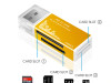 Multi čitač kartica MicroSD/SDHC/TF/M2 crni