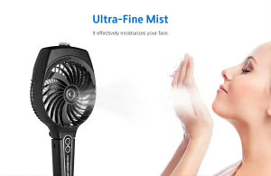 Mini Handheld USB Misting Fan, ventilator s maglom